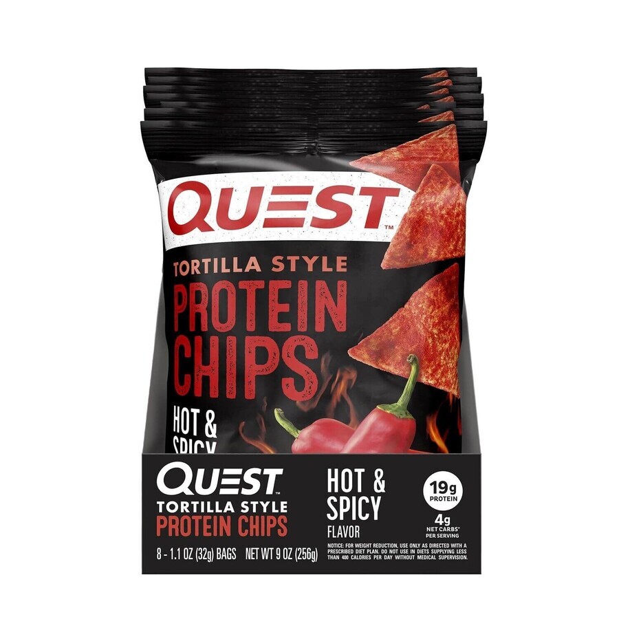 Quest™ Tortilla Style Protein Chips, Spicy Flavoured Protein Chips 32 g