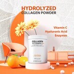 Codeage Collageen Vitamine C+, gehydrolyseerd collageen met vitamine C en hyaluronzuur, 283 g, GNC