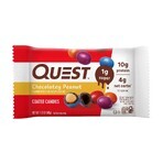 Quest Chocolade Pinda Snoepjes, Chocolade Pinda Smaak Eiwitsnoepjes, 49 g, GNC