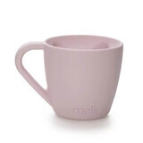 Tasse pour enfants avec design intérieur, ours, rose, miel