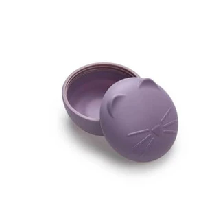 Silicone bowl with lid, Cat, Melii