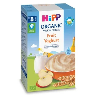 Bio-Milch und Müsli mit Obst und Joghurt, 8 Monate +, 250 g, Hipp