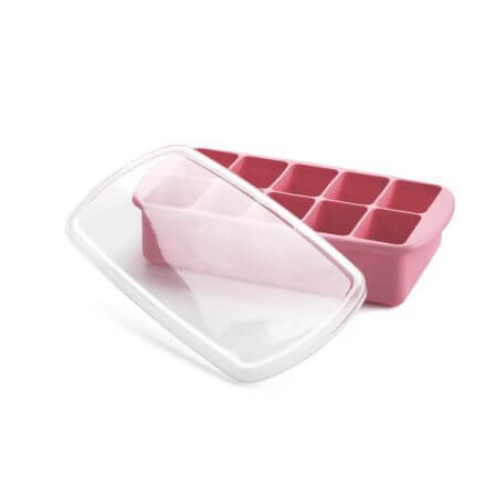 Contenitore per refrigerare alimenti per bambini, 590 ml, Rosa, Melii