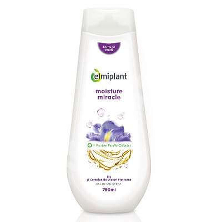 Moisture Miracle douchegel crème met iris en kostbare oliën, 750 ml, Elmiplant