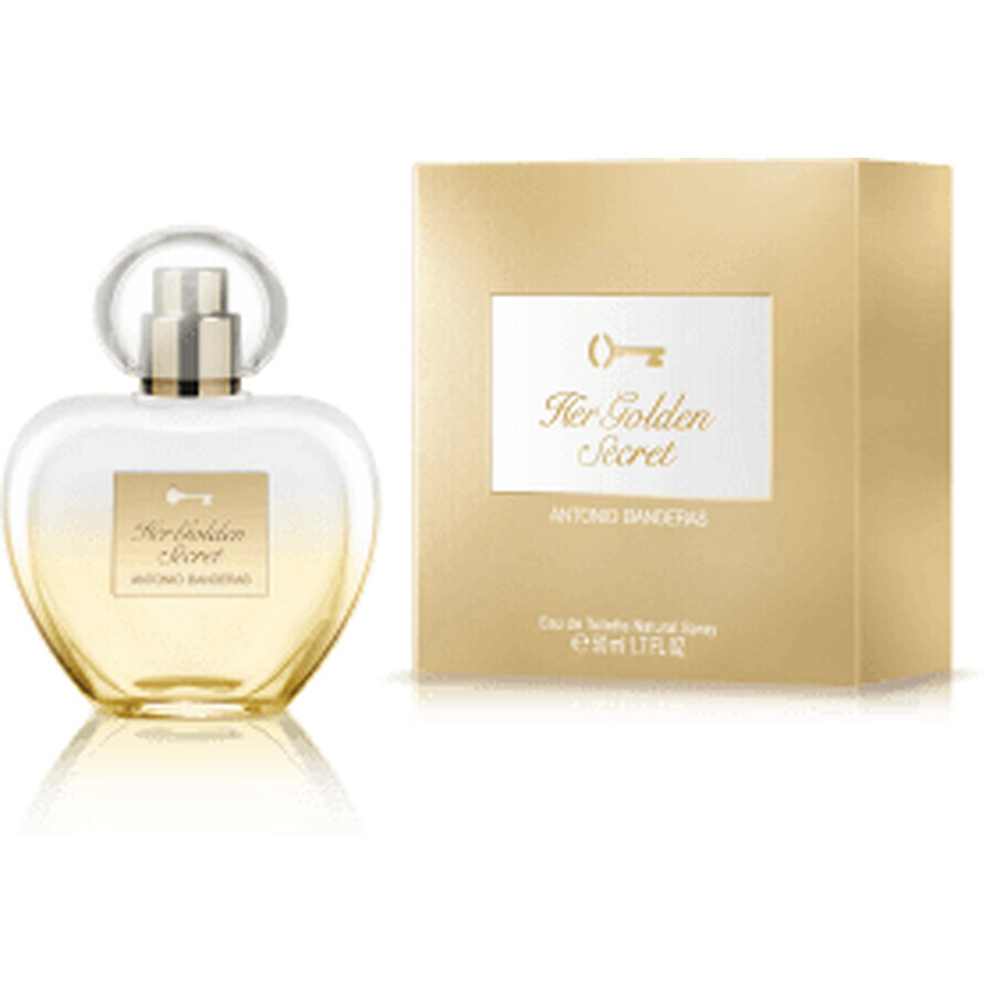 Antonio Banderas Golden Secret Eau de Toilette voor vrouwen, 50 ml