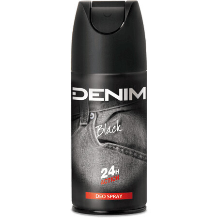 Denim Desodorante spray negro, 150 ml