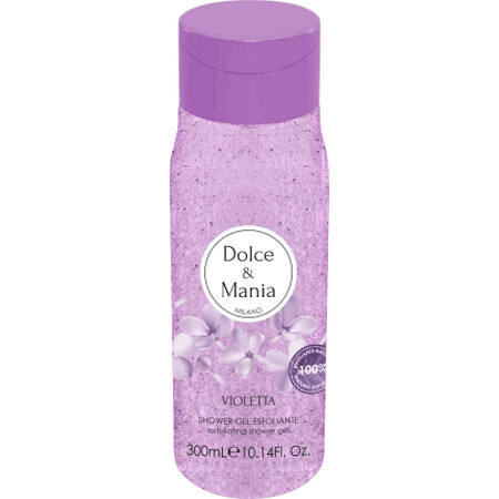 Dolce&amp;Mania VIOLETTA Gel de ducha exfoliante, 300 ml