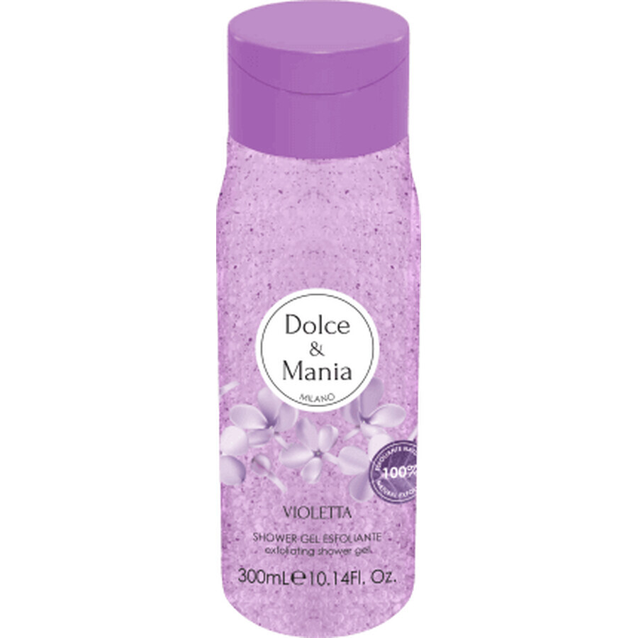 Dolce&amp;Mania VIOLETTA Gel de ducha exfoliante, 300 ml