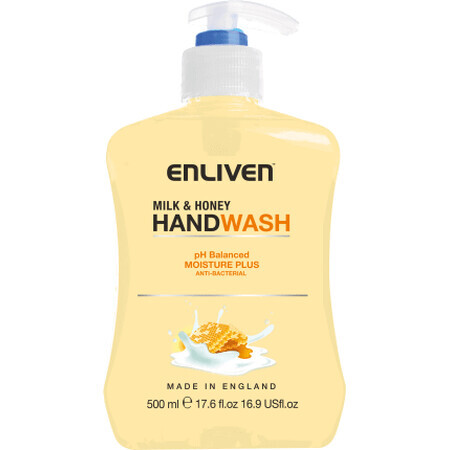 Enliven Savon liquide au lait et au miel, 500 ml