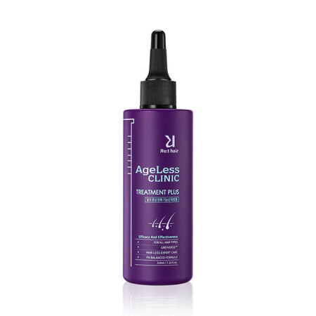 Behandeling tegen haaruitval, haarbleken en hoofdhuidveroudering Ageless Clinic Treatment Plus, Ru:t haar, 210 ml, Biocart