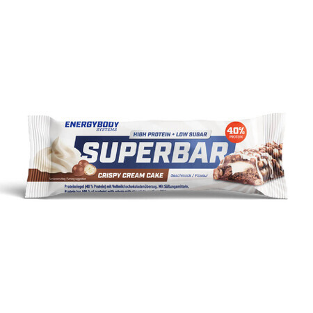 Protein bar Superbar Crispy Cream Cake, 50 g, Energybody