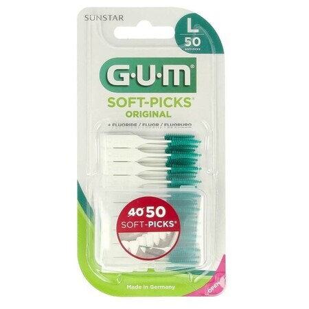 Soft Picks Original Große Interdentalbürsten, 50 Stück, Sunstar Gum