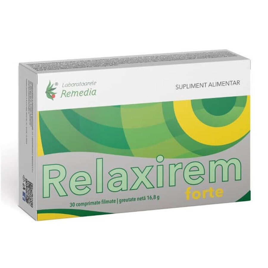 Relaxirem Forte, 30 tabletten, Remedia Laboratories