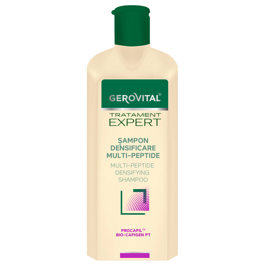 Sampon densificare multi-peptide pentru par Tratament Expert, 400 ml, Gerovital