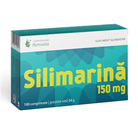 Silimarina 150 mg, 100 tabletten, Laboratoarele Remedia