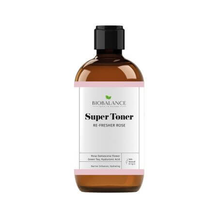 Super Tonico Re-Fresher Rose, Idratante e Fortificante, 250 ml, Bio Balance