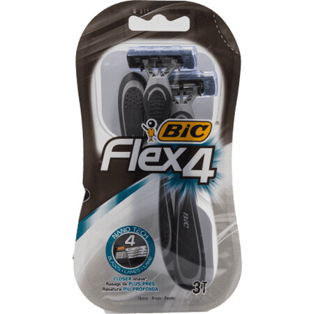 BIC Flex 4 scheerapparaat, 1 stuk