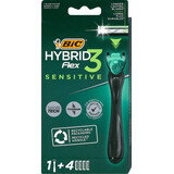 BIC Aparat de ras Hybrid 1+4rez, 1 buc