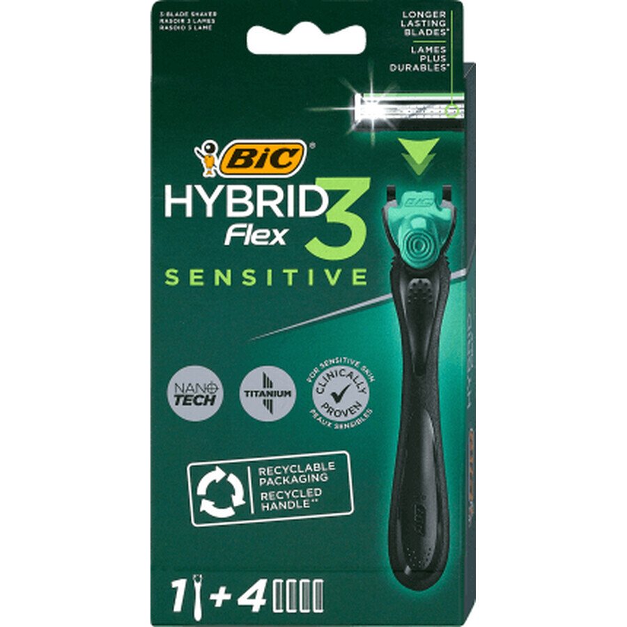 BIC Hybrid-Rasierer 1+4rez, 1 Stück