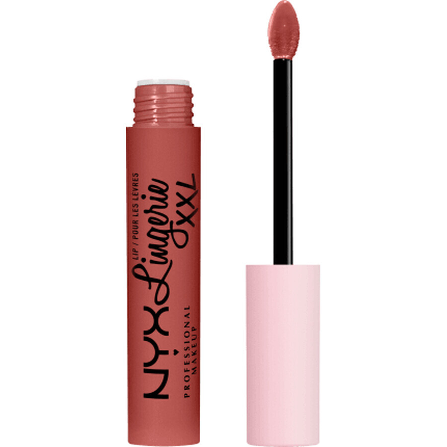 Nyx Professional MakeUp Lip Lingerie XXL Rossetto opaco 7 Warm Up, 4 ml