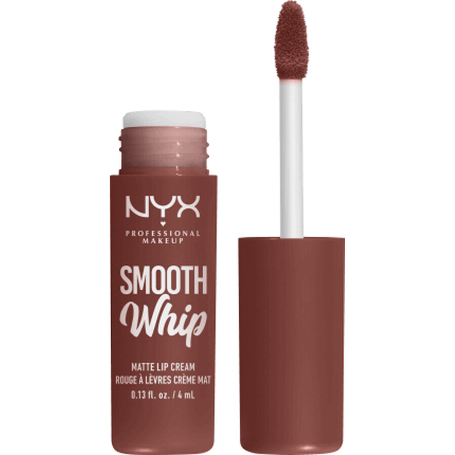 Nyx Professional MakeUp Barra de labios mate Smooth Whip 17 hilos, 4 ml