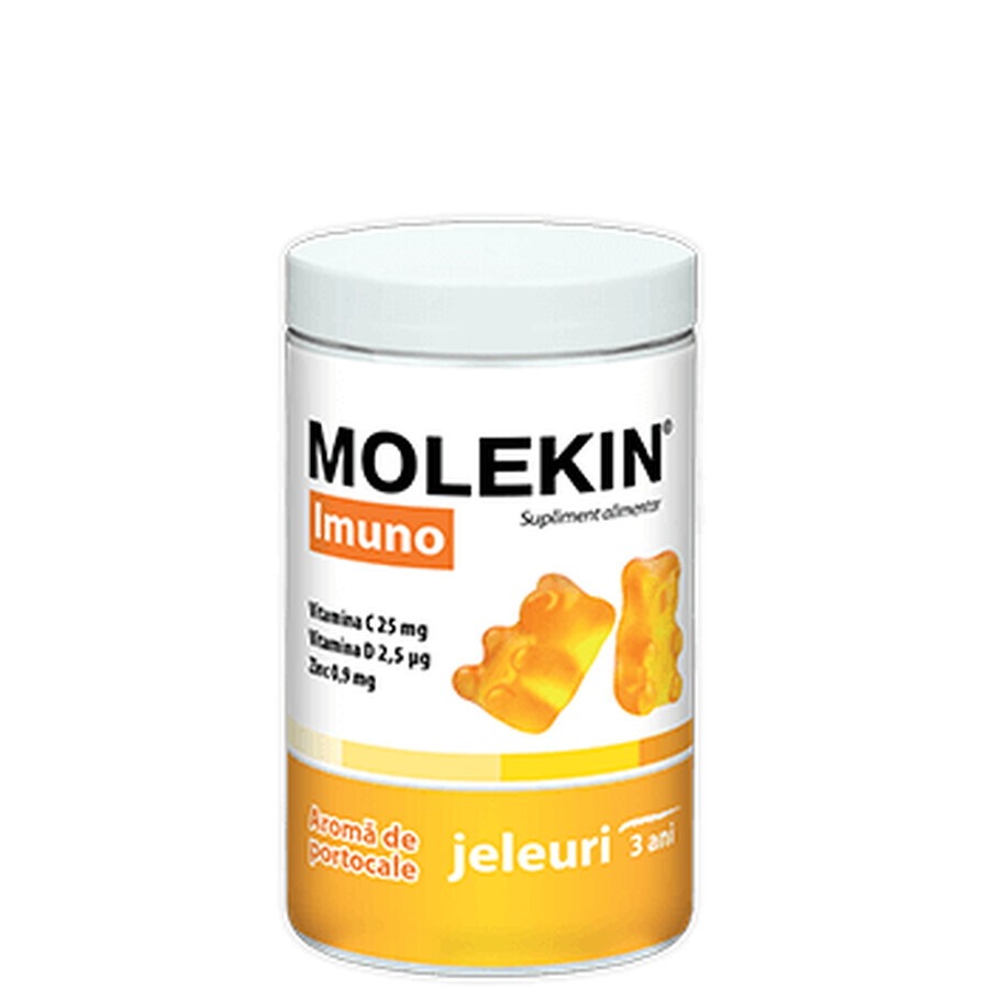 Molekin Immuno met sinaasappelsmaak 3 jaar+ x 60 geleitjes, Zdrovit