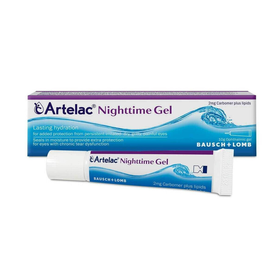 Ooggel Artelac Nighttime, 3 x 10 g, Bausch + Lomb