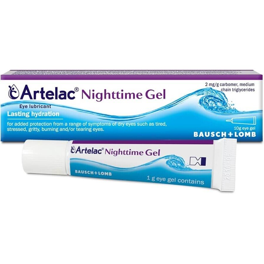 Ooggel Artelac Nighttime, 3 x 10 g, Bausch + Lomb