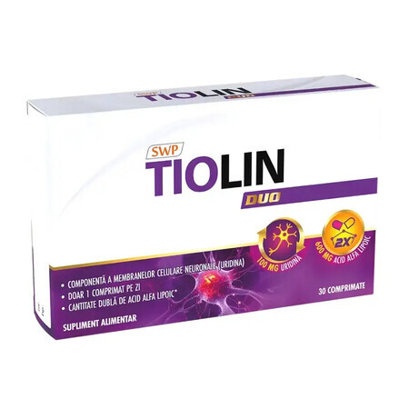 Tiolin Duo, 30 tabletten, Sun Wave Pharma