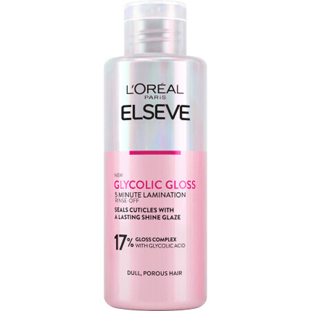 Elseve Mascarilla Tratamiento Brillo Glicólico, 200 ml