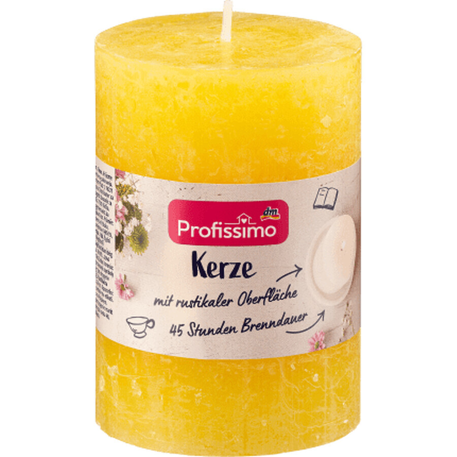 Profissimo Gelbe Kerze, 1 Stück