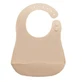 Śliniak silikonowy, 6 miesięcy+, Bubble Beige, Appekids