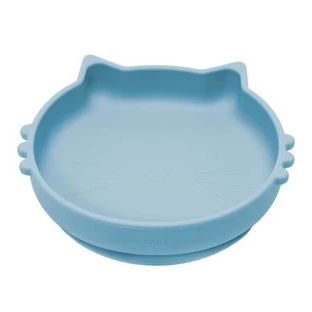 Kitty II silicone bowl, 6 months+, Aqua Blue, Appekids