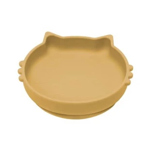 Kitty II silicone bowl, 6 months+, Honey, Appekids