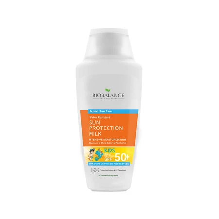 Lapte protectie solara pentru copii SPF 50+, protectie foarte inalta UVA & UVB, Bio Balance, 150 ml, Biocart