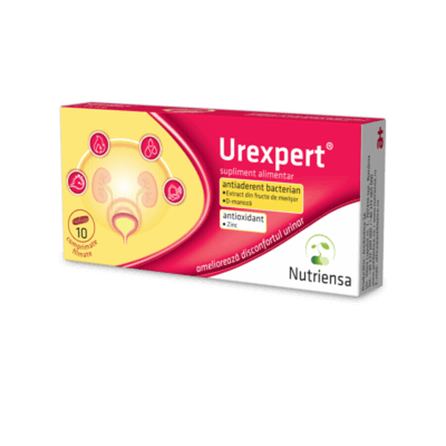 Urexpert, 10 comprimidos recubiertos, Antibiotice SA