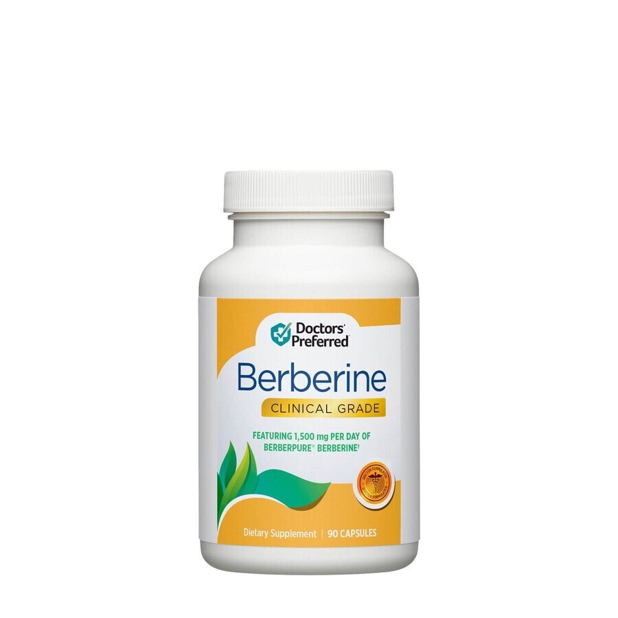 Doctors' Prefered ® Berberina di grado clinico, Berberina 500 mg, 90 cps, GNC