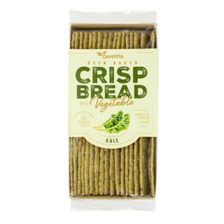 Crisp Slices met boerenkool Knäckebröd, 130 g, Danvita