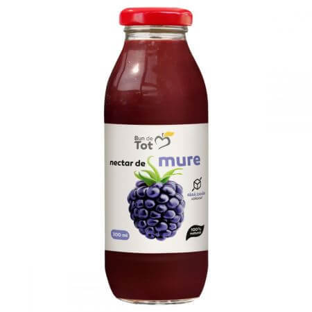 Sugar-free blackberry nectar Bun de Tot, 300 ml, Dacia Plant