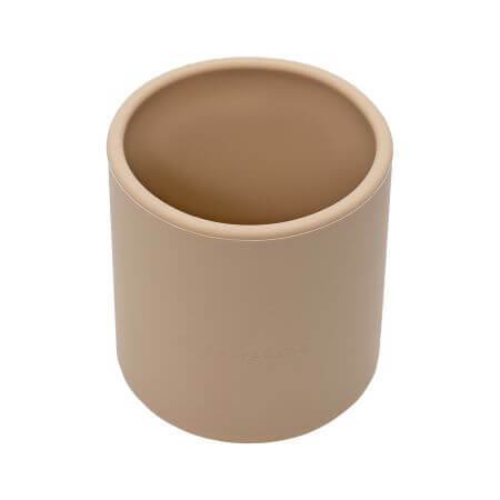 Siliconen beker, 6 maanden+, Bubble Beige, Appekids