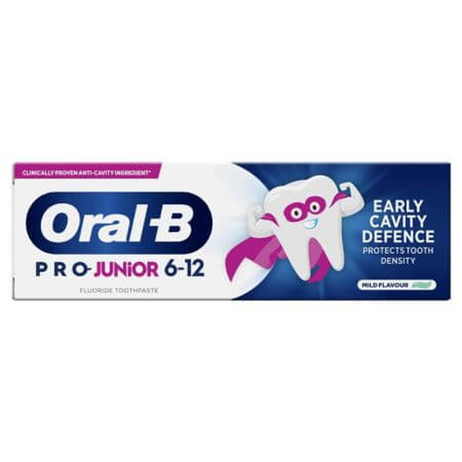 Pro Junior 6-12 tandpasta voor kinderen, 75 ml, Oral B