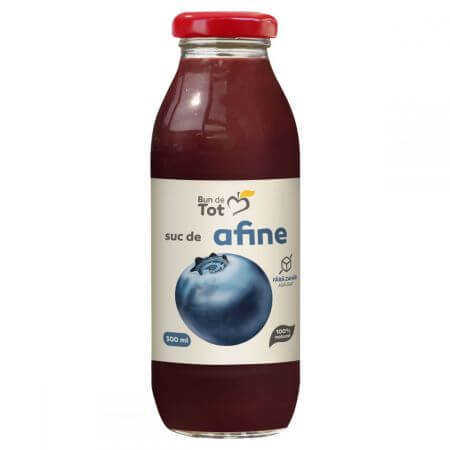 Jus de canneberge naturel sans sucre Bun de Tot, 300 ml, Dacia Plant