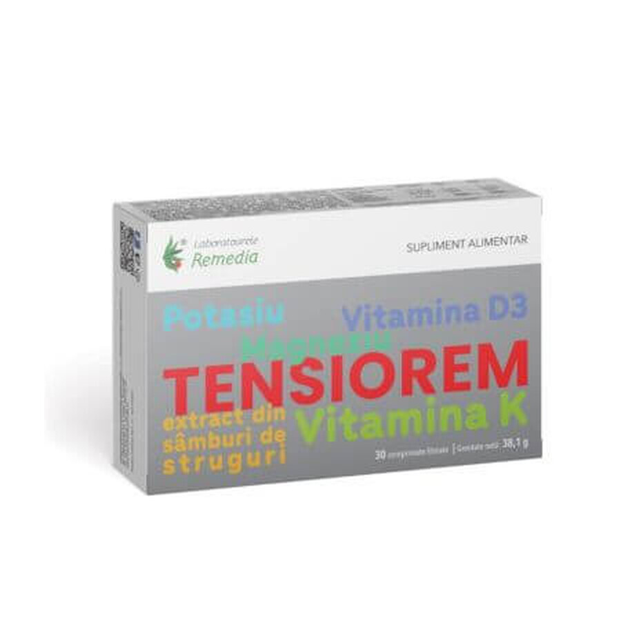 Tensiorem, 30 tabletten, Remedia