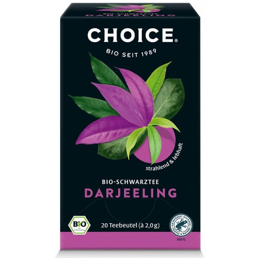 Darjeeling Choice biologische zwarte thee, 20 tassen, Yogi Tea