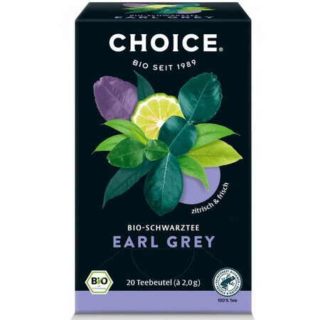 Earl Grey Choice Bio Schwarztee, 20 Beutel, Yogi Tea