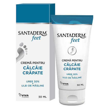 Santaderm 4feet gebarsten kuitcrème, 50 ml, Viva Pharma