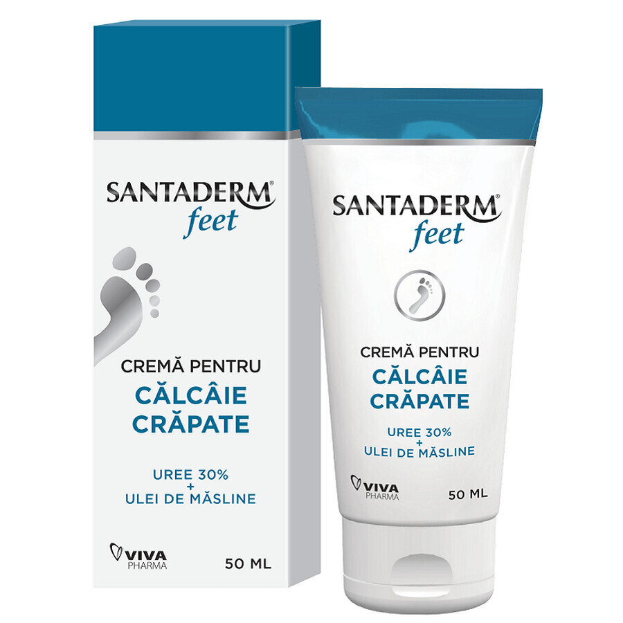 Santaderm 4feet gebarsten kuitcrème, 50 ml, Viva Pharma