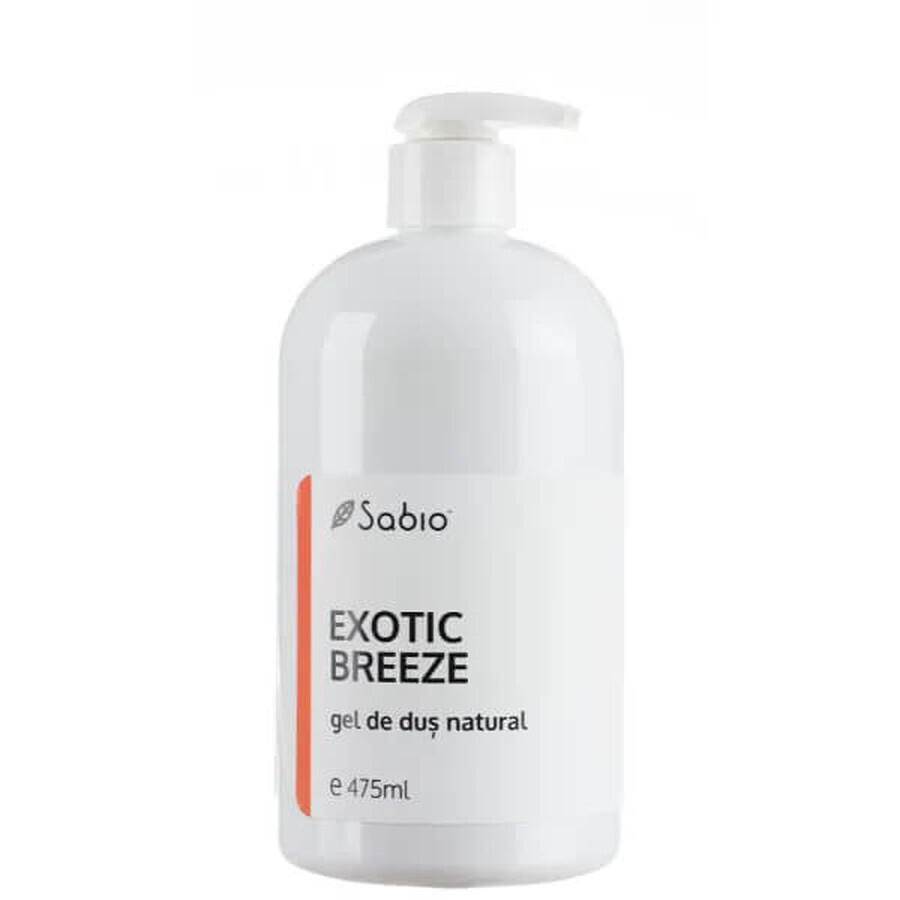 Exotic Breeze natürliches Duschgel, 475 ml, Sabio