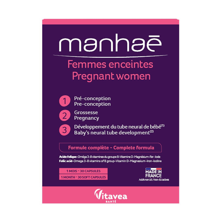 Femmes enceintes, 30 gélules, Manhae