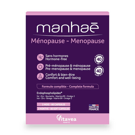 Gomme per la menopausa, 60 gelatine gommose, Manhae